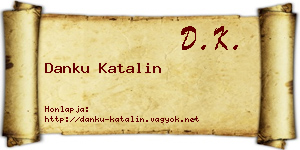 Danku Katalin névjegykártya